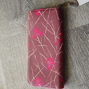 A New Day Flowered Wallet